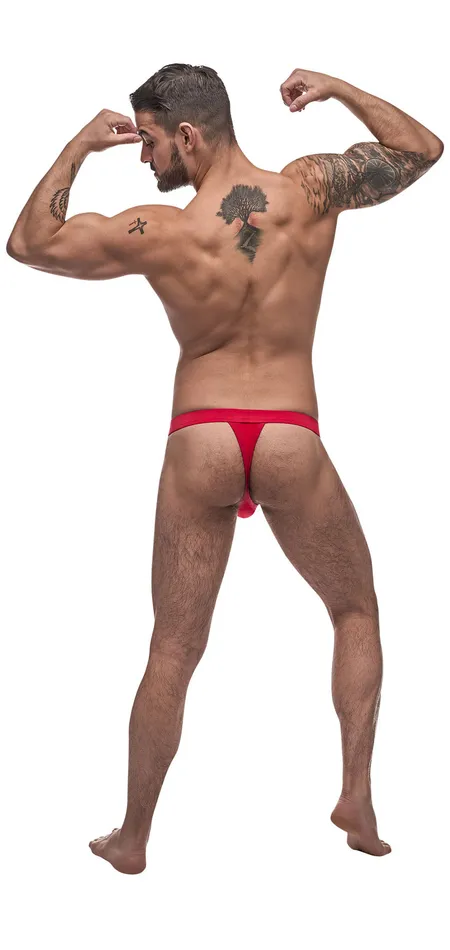 Pure Comfort Bong Thong Red Sm Male Power Vibrators