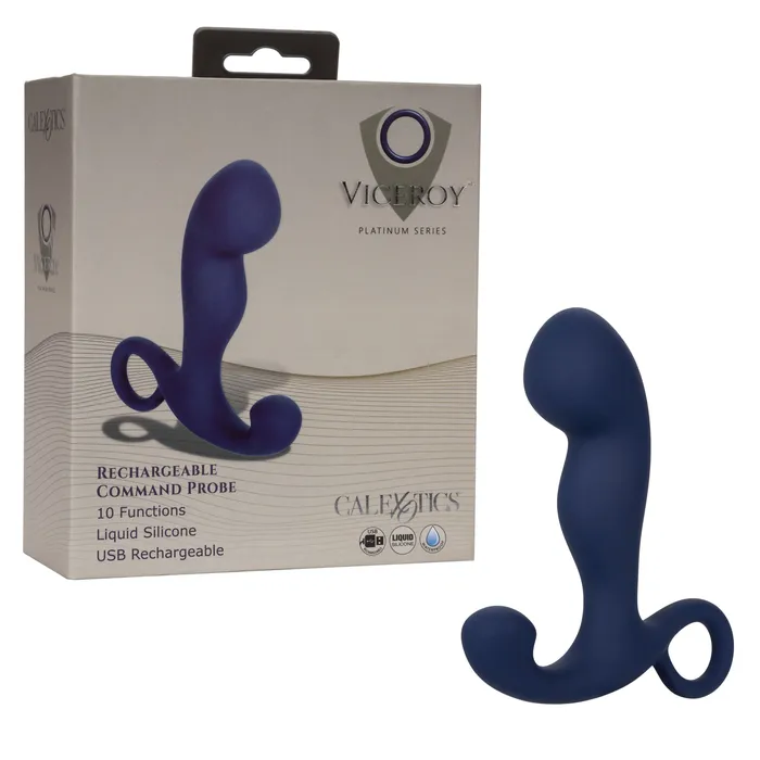 Sale Anal Viceroy Rechargeable Command Probe Blue