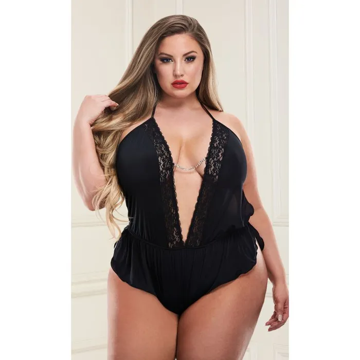 Sexy Satin Teddy Baci Lingerie Vibrators