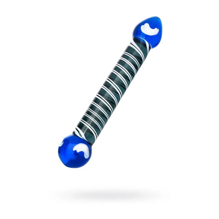 The Toolshed AU Dildos Sexus Glass Dildo Duo Blue 20cm