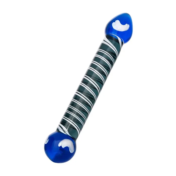 The Toolshed AU Dildos Sexus Glass Dildo Duo Blue 20cm