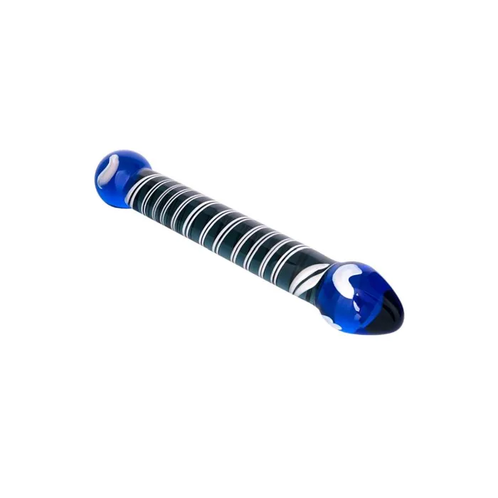 The Toolshed AU Dildos Sexus Glass Dildo Duo Blue 20cm