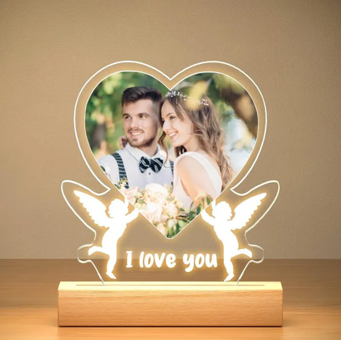 Valentines Day Night Light Acrylic Color Printing Photo Personalized Ornament cj Dildos