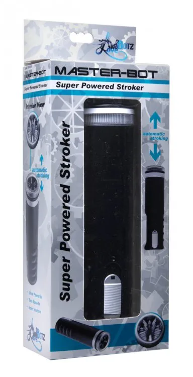 XR Brands Love Botz Male Sex Toys Love Botz Master Bot Super Powered Auto Stroker Black XR Brands Love Botz Male Sex Toys Love Botz Master Bot Super Powered Auto Stroker Black