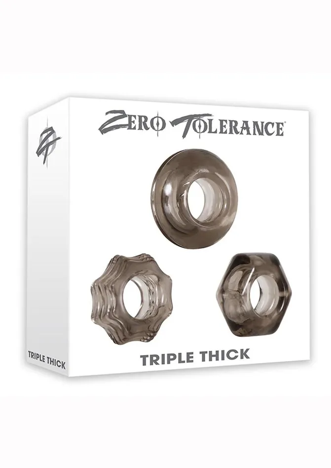 Zero Tolerance Triple Thick Cock Ring Kit Zero Tolerance Male Sex Toys Zero Tolerance Triple Thick Cock Ring Kit Zero Tolerance Male Sex Toys