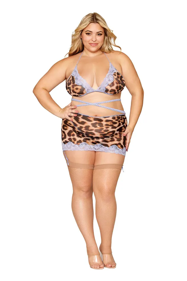 2024 Holiday Sale Specials Male Sex Toys Leopard Bralette With Garter Skirt and GString Queen Size Leopard 2024 Holiday Sale Specials Male Sex Toys Leopard Bralette With Garter Skirt and GString Queen Size Leopard