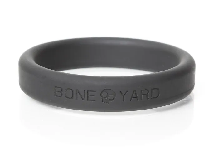 Anal Boneyard Silicone Ring 50mm Black Rascal