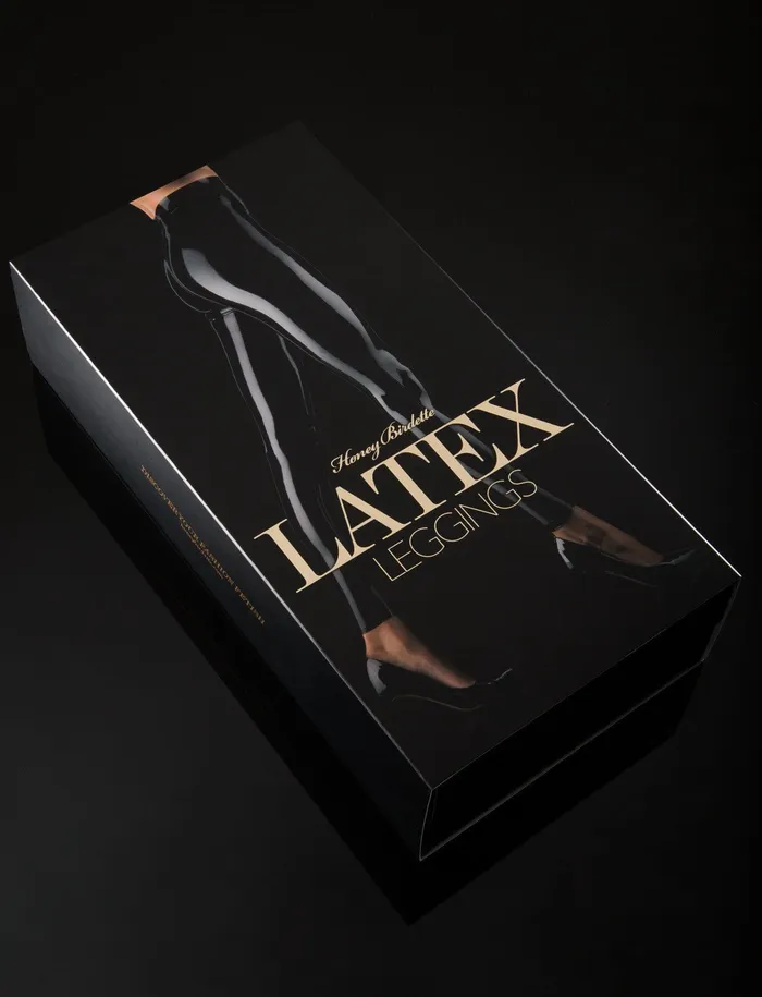 Anal Honey Birdette Latex Black Leggings