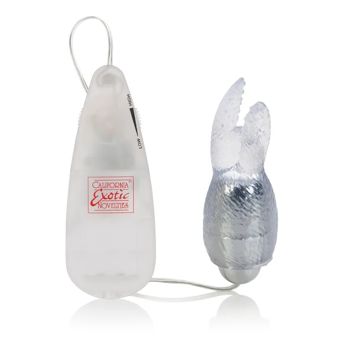 CalExotics Female Sex Toys Pocket Exotics Snow Bunny Bullet Clear