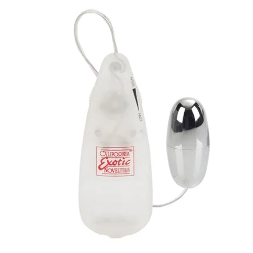 CalExotics Female Sex Toys Slim Teardrop Bullet Clear