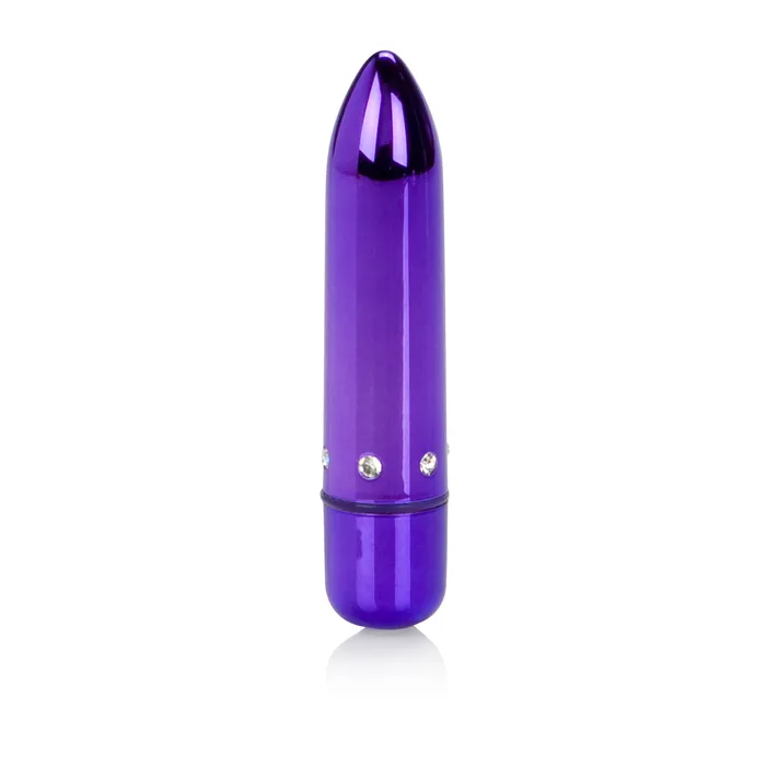 CalExotics Vibrators Crystal High Intensity Bullet Purple
