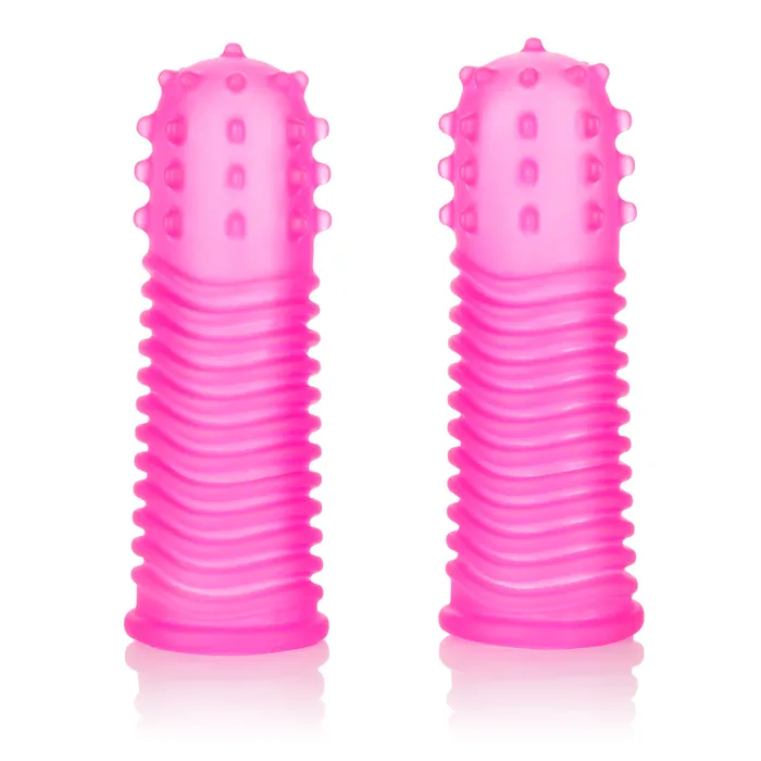CalExotics Vibrators Intimate Play Finger Tingler Pink