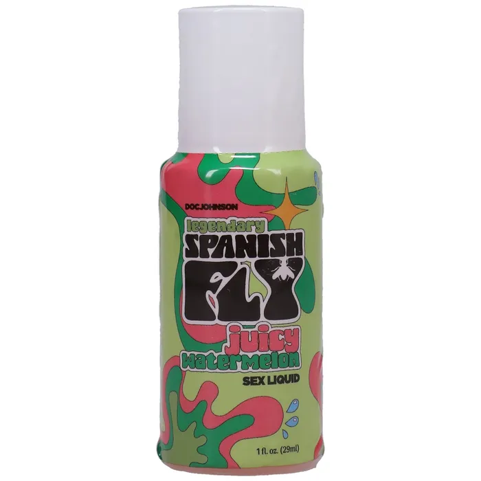 Couples Doc Johnson Spanish Fly Sex Drops Watermelon 1 Oz