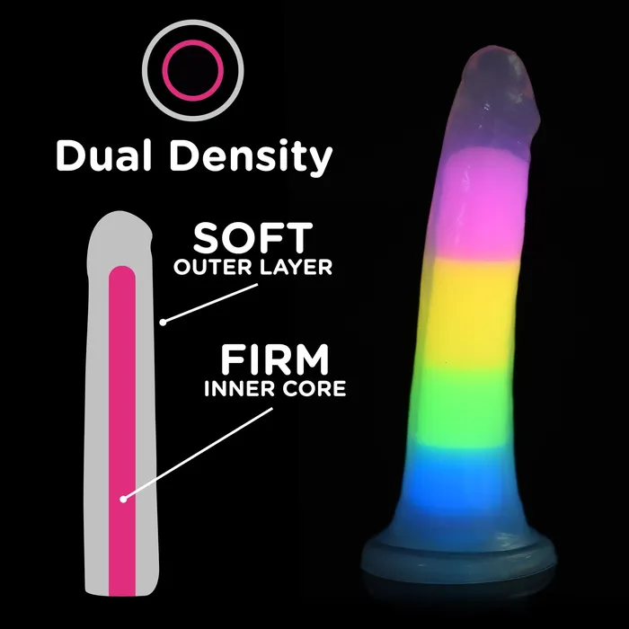 Dildos Lollicock 7 GlowintheDark Rainbow Silicone Dildo Lollicock Dildos Lollicock 7 GlowintheDark Rainbow Silicone Dildo Lollicock