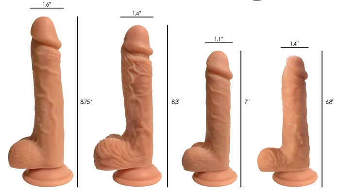 Easy Riders EASY RIDERS 9 DUAL DENSITY SILICONE DILDO WITH BALLS Female Sex Toys Easy Riders EASY RIDERS 9 DUAL DENSITY SILICONE DILDO WITH BALLS Female Sex Toys