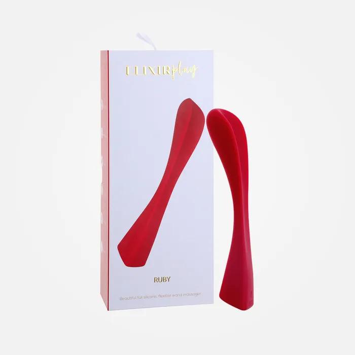 Elixir Play Ruby Flexible Rechargeable GSpot Vibrator Female Sex Toys Elixir Play Ruby Flexible Rechargeable GSpot Vibrator Female Sex Toys