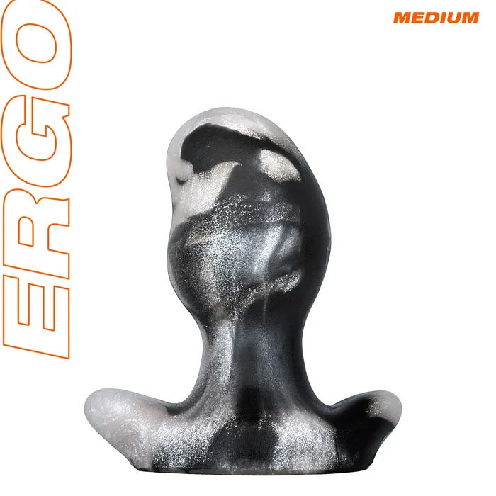 Ergo Butt Plug Medium Platinum Swirl 2024 Holiday Sale Male Sex Toys