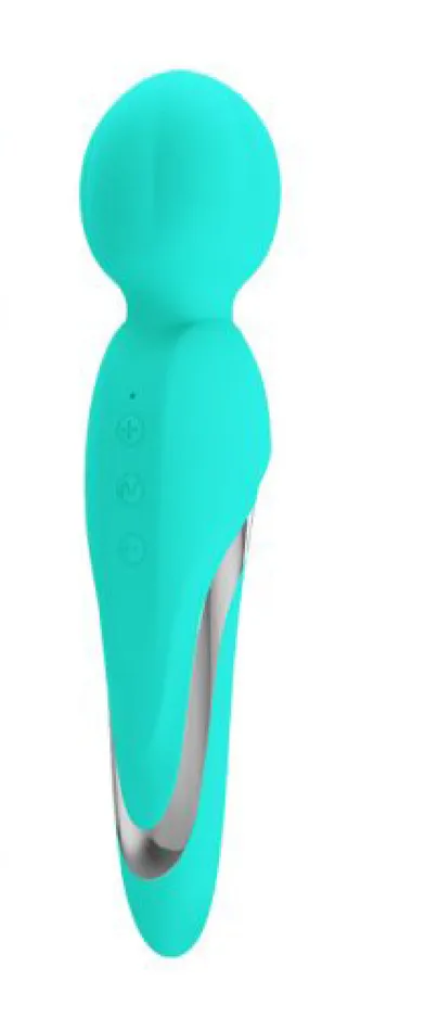 Female Sex Toys Pretty Love Walter Super Soft Silicone Wand Seafoam