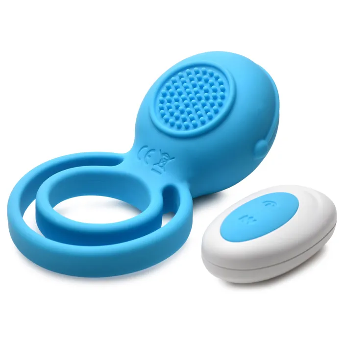 Gossip Love Loops 10X Silicone Azure Cock Ring w Remote Gossip Male Sex Toys Gossip Love Loops 10X Silicone Azure Cock Ring w Remote Gossip Male Sex Toys