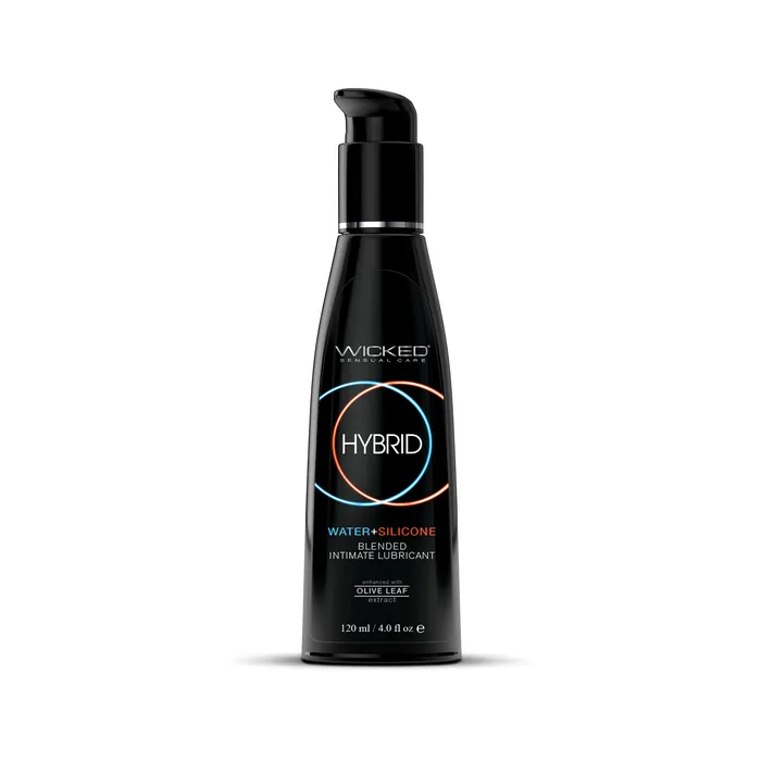 Hybrid Water and Silicone Blended Lubricant 4 Fl Oz Wicked Sensual Care Lubricants Hybrid Water and Silicone Blended Lubricant 4 Fl Oz Wicked Sensual Care Lubricants