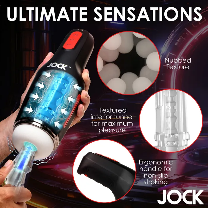Jock Male Sex Toys Jock 15X Sucking vibrating masturbator