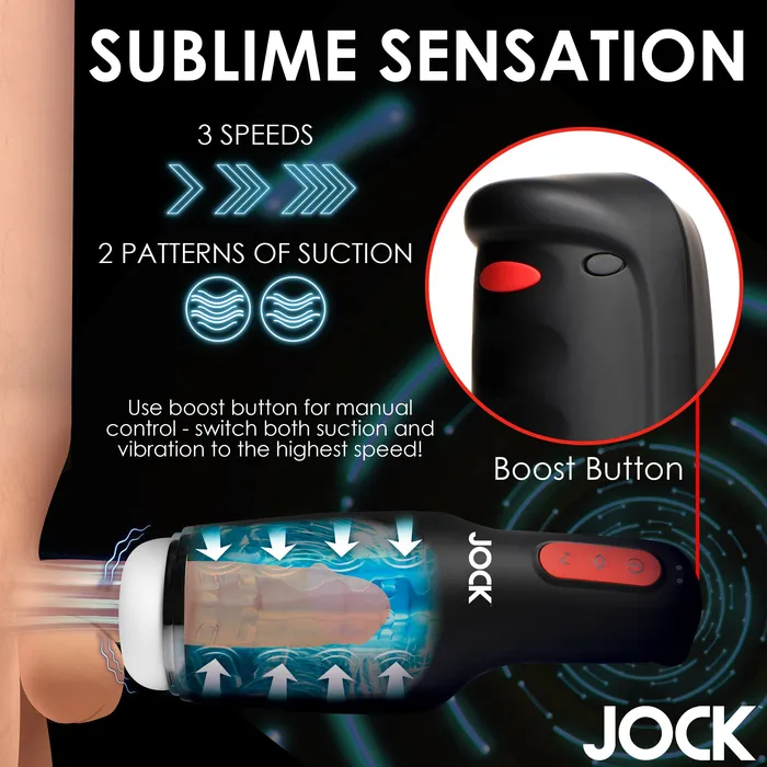 Jock Male Sex Toys Jock 15X Sucking vibrating masturbator