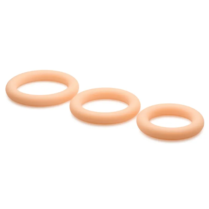Jock Silicone Cock Ring Set in Light Jock Male Sex Toys