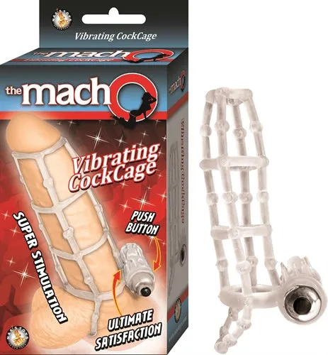 Nasstoys The Macho Vibrating Cockring Clear Dildos
