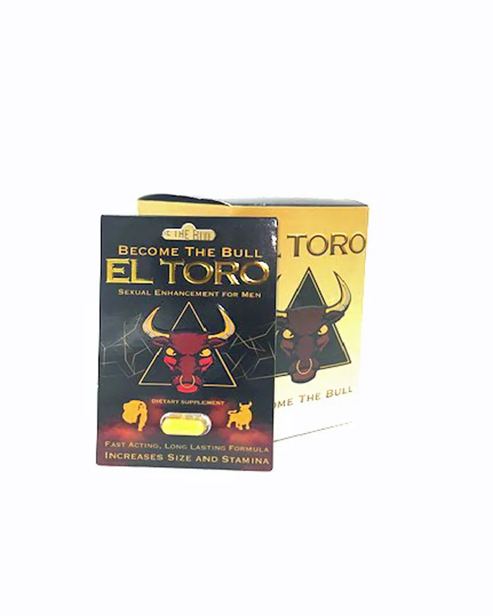 Pro West Distribution Male Sex Toys El Toro Male Enhancer 24 Ct Pill Display Pro West Distribution Male Sex Toys El Toro Male Enhancer 24 Ct Pill Display