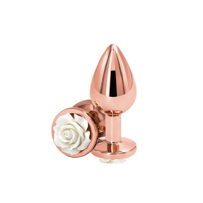 Rear Assets Rose Medium White nsnovelties Female Sex Toys