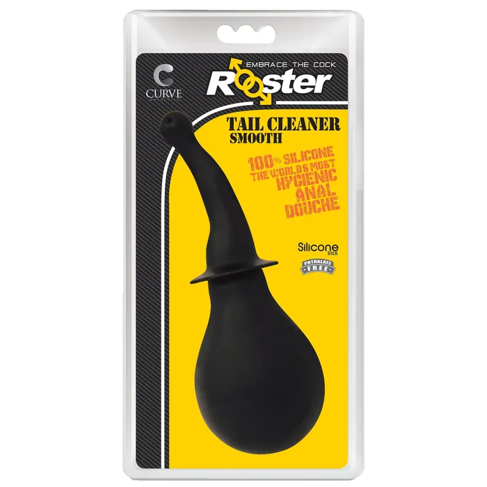 Rooster Anal Tail Cleaner Smooth Black