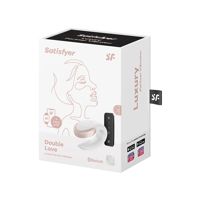 Satisfyer Satisfyer Double Love White App Enabled Vibrators