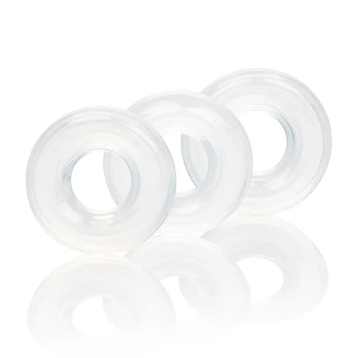 Set of 3 Silicone Stacker Rings CalExotics Anal