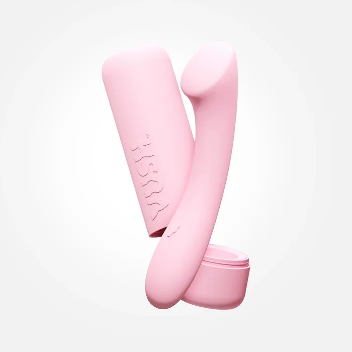 Shine Compact Rechargeable Pink GSpot Vibrator with Travel Case VUSH Female Sex Toys