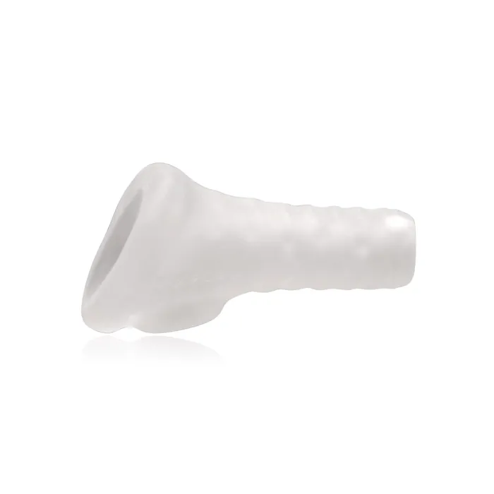 The Xplay Breeder 40 Open Tip Sleeve Clear Perfect Fit Male Sex Toys