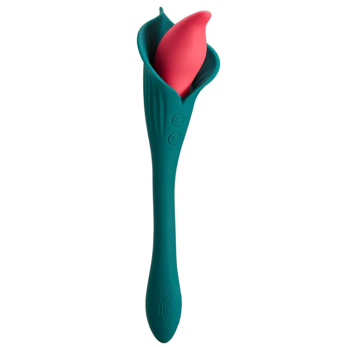Vibrators Cloud 9 Novelties Spathe Lily Vibe GreenBlue