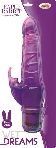 Vibrators Hott Products Wet Dreams Rapid Rabbit Purple