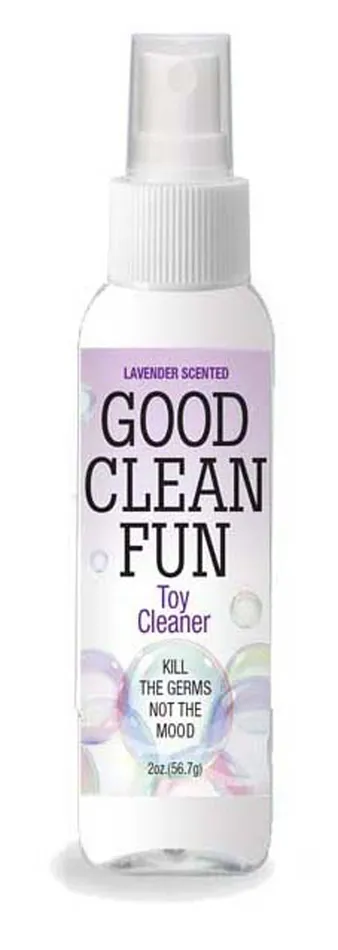 Vibrators Little Genie Good Clean Fun Toy Cleaner Lavender 2 Fl Oz