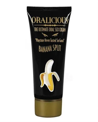 Vibrators Oralicious Banana Split 2 Fl Oz Hott Products