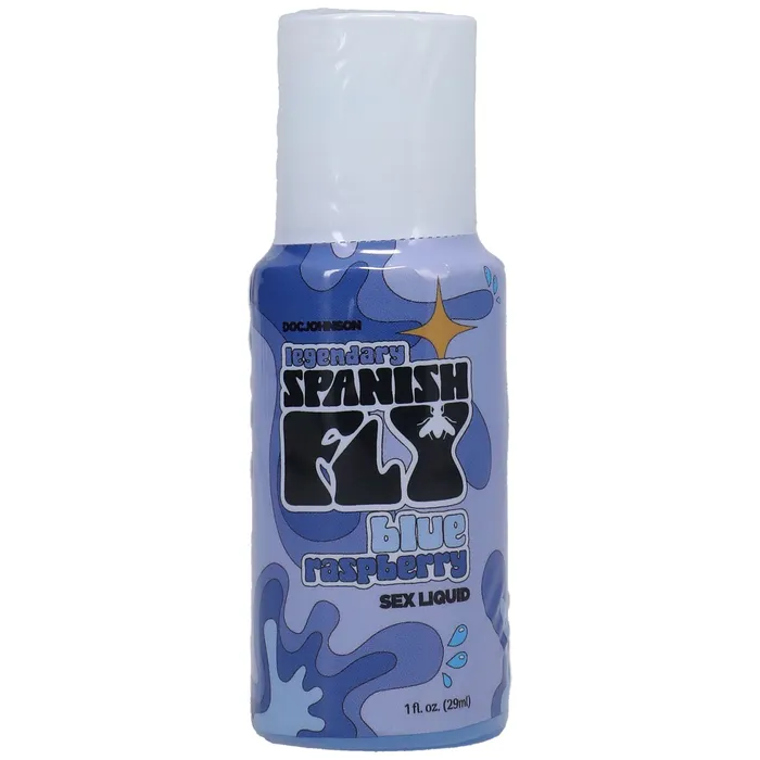 Vibrators Spanish Fly Sex Drops Blue Raspberry 1 Oz Doc Johnson