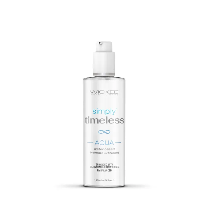Wicked Sensual Care Simply Timeless Aqua Water Based 4 Oz Vibrators