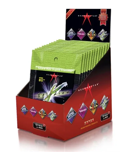 Xplozion 12 Piece Display 2 Count Pouch Beamonstar Female Sex Toys