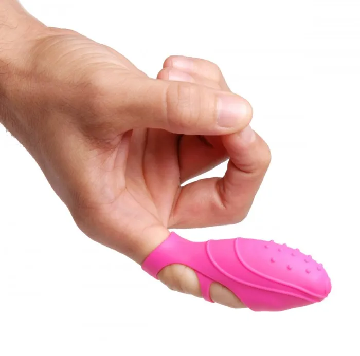 XR Brands Bang Her Silicone GSpot Finger Vibe Pink Vibrators