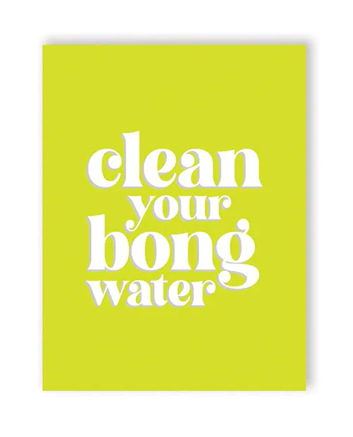 420 Greetings Vibrators Bong Water 420 Greeting Card
