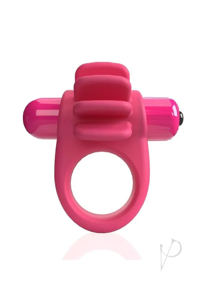 4B Skooch Vibrating Cock Ring Strawberry Screaming O Couples
