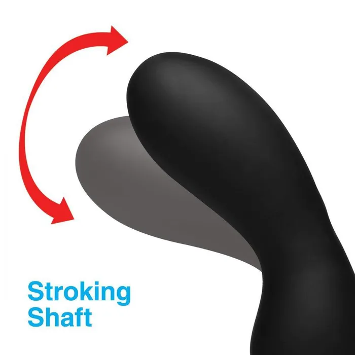 7X PStroke Silicone Prostate Stimulator with Stroking Shaft Alpha Pro Male Sex Toys
