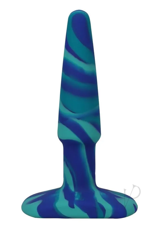 A Play Anal APlay Groovy Silicone Anal Plug 4in Blue A Play Anal APlay Groovy Silicone Anal Plug 4in Blue