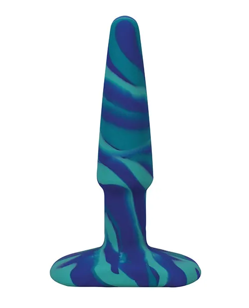 A Play Anal APlay Groovy Silicone Anal Plug 4in Blue A Play Anal APlay Groovy Silicone Anal Plug 4in Blue