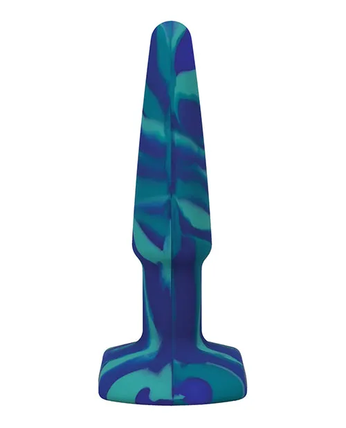 A Play Anal APlay Groovy Silicone Anal Plug 4in Blue A Play Anal APlay Groovy Silicone Anal Plug 4in Blue
