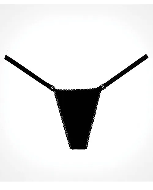 Adore Anal Adore Between the Cheats Wetlook Panty Black OS Adore Anal Adore Between the Cheats Wetlook Panty Black OS